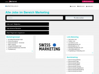 marketing-job.ch Webseite Vorschau