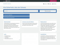 sicherheits-jobs.ch Webseite Vorschau