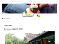 geocaching-nordhessen.de Webseite Vorschau