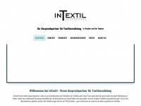 intextilien.de Webseite Vorschau