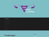 prochoiceaustria.at Webseite Vorschau
