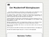 musikertreffboevinghausen.de Webseite Vorschau