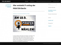 pvoting.wordpress.com Webseite Vorschau