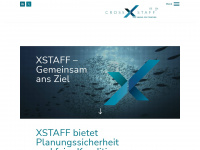 xstaff.eu Webseite Vorschau