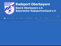 radsport-oberbayern.de Webseite Vorschau