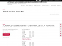nissan-wegener-berlin-koepenick.de Webseite Vorschau