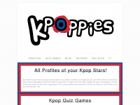 kpoppies.com Webseite Vorschau