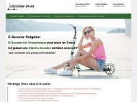 escooter-24.de Webseite Vorschau