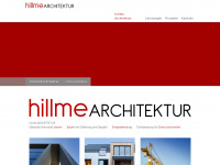 hillmearchitektur.de Webseite Vorschau