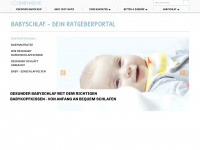 babywolke.com Webseite Vorschau