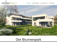 brunnenpark.at Webseite Vorschau