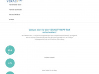 veracity-nipt.de Webseite Vorschau