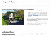 magnetfischen.ch Webseite Vorschau