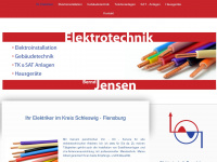 elektrotechnik-jensen.de Webseite Vorschau