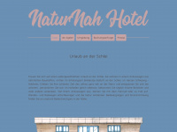 naturnah-hotel.de Webseite Vorschau