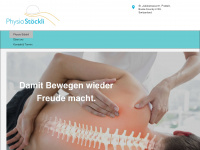 physiostoeckli.ch Webseite Vorschau