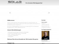 solarmontagen.ch Webseite Vorschau