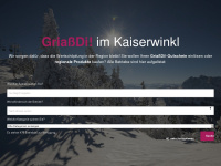 griassdi-kaiserwinkl.at Webseite Vorschau