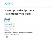 116117.app Webseite Vorschau