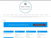 cyberfriends.be Webseite Vorschau