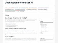 goedkopeslotenmaker.nl Webseite Vorschau
