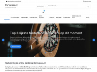 dartsplaza.nl Webseite Vorschau