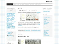 mosaikzeitschrift.wordpress.com Webseite Vorschau
