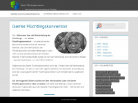 fluechtlingskonvention.de Webseite Vorschau