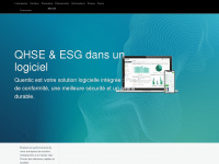 quentic.fr Webseite Vorschau