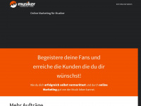 musiker-marketing.de Webseite Vorschau
