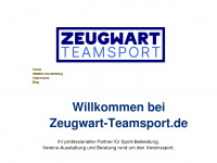 zeugwart-teamsport.de Webseite Vorschau