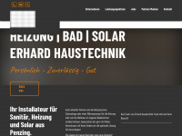 erhard-haustechnik.de Webseite Vorschau
