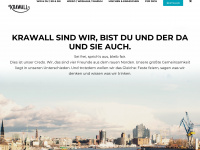 krawall-korn.de Webseite Vorschau