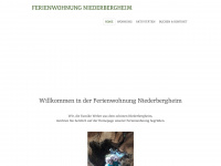 fewo-niederbergheim.de Webseite Vorschau