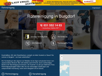rohrreinigung-burgdorf.ch Webseite Vorschau