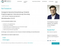 ruf-solutions.com Webseite Vorschau