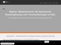 maxipartments.de Webseite Vorschau