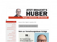 urshuber.com Webseite Vorschau