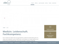 clinius-praxis-embrach.ch Webseite Vorschau