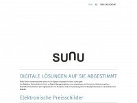 sunu.ch Webseite Vorschau