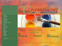 kulthera-kreativhof.de Webseite Vorschau