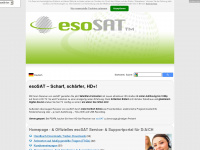 esosat.com Webseite Vorschau
