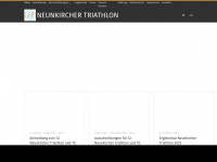 neunkircher-triathlon.de Webseite Vorschau