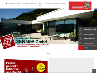 internorm-genner.at Webseite Vorschau