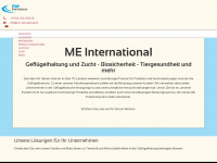 me-international.de Webseite Vorschau