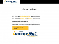 bluemade.band Webseite Vorschau