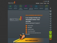 beetex.eu Webseite Vorschau