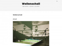 wellenschall.ch Webseite Vorschau