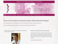 intimchirurgie-praxis-stuttgart.de Webseite Vorschau