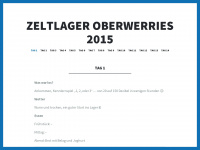 zeltlagerow2015.wordpress.com Webseite Vorschau